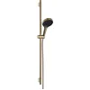Image de hansgrohe Rainfinity - Set de douche économie d'eau (EcoSmart), Ensemble de douche avec douchette, barre 90cm, flexible textile160cm et support, Pommeau de douche avec 3 jets 8,5 l/min, Bronze brossé