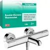 Image de hansgrohe Ecostat Element - Mitigeur baignoire thermostatique, Robinet de baignoire apparent avec arrêt de sécurité (SafetyStop) à 40°C, Thermostat 2 sorties, Chromé, 13347000
