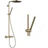 Image de hansgrohe Pulsify S Puro 24223140 Système de douche à économie d'eau (EcoSmart) avec thermostat, pommeau de douche pluie (260 mm), douchette à main, flexible de douche, barre de douche et douche de