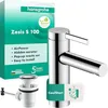 Image de hansgrohe Zesis S - Mitigeur de lavabo avec tirette et vidage, économie d'énergie (CoolStart), Robinet de salle de bain avec hauteur sous bec 104 mm, économie d'eau (EcoSmart+), Chromé, 74720000