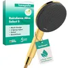 Image de hansgrohe Raindance Alive Select S - Pommeau de douche économie d'eau avec (EcoSmart), Douchette à main avec 3 types de jet, Douchette ronde (125 mm), Aspect doré poli, 24511990