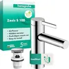 Image de hansgrohe Zesis S - Mitigeur de lavabo avec vidage Push-Open, économie d'énergie (CoolStart), Robinet de salle de bain avec hauteur sous bec 104 mm, économie d'eau (EcoSmart+), Chromé, 74724000