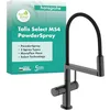 Image de hansgrohe Talis Select M54 PowderSpray - Mitigeur de cuisine avec douchette extractible, SemiPro, 3 jets, Robinet avec hauteur sous bec 210 mm, bec pivotant et extensible, Noir chromé brossé, 72861340