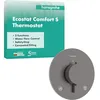 Image de hansgrohe Ecostat Comfort S - Mitigeur de douche thermostatique, Robinet de douche encastré avec arrêt de sécurité (SafetyStop) à 40°C, Thermostat 2 sorties, Noir chromé brossé, 33715340