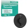 Image de hansgrohe Ecostat Comfort S - Mitigeur de douche thermostatique, Robinet de douche encastré avec arrêt de sécurité (SafetyStop) à 40°C, Thermostat 1 sortie, Noir mat, 33714670