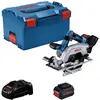 Image de Bosch Professional GKS 18V-57-2 L Accu-cirkelzaag Zaagdiepte 90° (max.) 57 mm Incl. 2 accus, Incl. lader, Incl. koffer 18 V 5.5 Ah