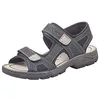 Image de Rieker Sandales classiques pour homme 26156, Noir, 40 EU