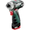 Image de Metabo POWERMAXX BS BASIC 600984500 Accu-schroefboormachine 12 V 2.0 Ah Li-ion Incl. 2 accus, Incl. lader, Incl. koffer