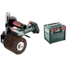 Image de metabo SVB 18 LTX BL 200-18 V CAS Machine à satiner sans fil Ø 200 mm   Moteur brushless à vitesse variable, travail du métal, satin, meulage, polissage   Avec accessoires et metaBOX