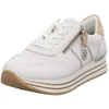 Image de Remonte Baskets basses D1327 pour femme - Blanc - 81, 40 EU, Blanc 81., 40 EU