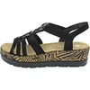 Image de Rieker Sandales noires, noir noir noir, 40 EU