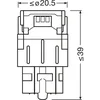 Image de 2 ampoules w21/5w osram ledriving sl white non homologué