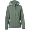 Image de VAUDE Veste de pluie légère pour femme - Veste d'extérieur imperméable, coupe-vent respirante avec capuche - Veste de randonnée respectueuse de la température