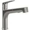 Image de Villeroy & Boch Junis Sky Shower 928200LC Robinet de cuisine haute pression avec douchette extractible et fonction de commutation en acier inoxydable massif