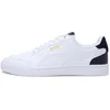Image de PUMA Mixte Shuffle Basket, Puma White Puma White Peacoat Puma Team Gold, 41 EU