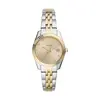 Image de Fossil Montre Scarlette pour femmes, 33mm Mouvement à quartz à trois aiguilles avec date et bracelet en acier inoxydable