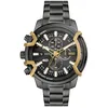 Image de Diesel Montre, Griffed pour homme, mouvement chronographe à quartz avec bracelet en acier inoxydable