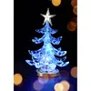 Image de Sygonix SY-4722058 Kerstboom RGB Doorzichtig, Zilver