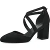 Image de Tamaris Escarpins à talon bloc pour femme, Noir, 39 EU