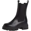 Image de Tamaris Femme Bottines, Dame Bottines Chelsea,Semelle intérieure Amovible, Noir Black Leather 003, 39 EU