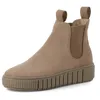 Image de Tamaris Bottes classiques pour femme, semelle intérieure amovible, doublure confortable, taupe, 40 EU
