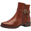 Image de Tamaris Bottines à talon bloc pour femme, cognac, 36 EU