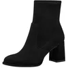 Image de Tamaris Bottines à talon bloc pour femme, Suede noire., 37 EU