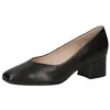 Image de CAPRICE Damen Pumps aus Leder Kleiner Absatz, Schwarz (Black Nappa), 38 EU