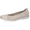 Image de CAPRICE Damen Ballerinas aus Leder mit Lochmuster, Cremefarben (Cream Perlato), 37 EU