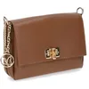 Image de CAPRICE Damen Schultertasche aus Leder Klein, Braun (Nut Nappa)