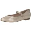 Image de Caprice Damen Ballerinas aus Leder, Weiß (OFFWH/LT GOLD), 37
