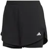 Image de adidas Femme AEROREADY Made for Training Minimal Two-in-One Shorts, Black/White, XS