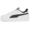 Image de PUMA Carina Street Femme Baskets, Puma White Puma Black Puma Silver, 38 EU