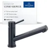 Image de Villeroy & Boch Como Shower Robinet de cuisine basse pression avec douchette extensible et plage de pivotement à 120° Hauteur d'écoulement 120 mm Levier de commande confortable Anthracite