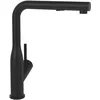 Image de Villeroy & Boch Subway Style Shower Robinet de cuisine haute pression avec douchette extensible et fonction de commutation, mitigeur d'évier économiseur d'eau, hauteur du bec 300 mm, noir mat