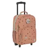 Image de LÄSSIG Valise à roulettes pour enfant avec barre télescopique et roulettes pour enfant, Happy Prints Caramel, 40 cm, Happy Prints Caramel