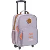Image de LÄSSIG Valise Pour Enfants Trolley De Voyage Avec Poignée Télescopique Et Roues Pour Bagages À Main Pour Enfants/Chariot Lilac, Little Gang Violet, Tu Eu, Moderne