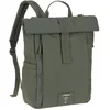 Image de LÄSSIG Baby Sac à dos à langer Sac à dos avec matelas à langer, fixation pour poussette, porte-bouteille produit durablement/GRE Rolltop Up Backpack olive