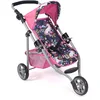 Image de Bayer Chic 2000 - Poussette Lola, Jogging, Poussette pour Poupées, Poussette Licorne, 612-43, Navy, Rose
