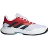 Image de adidas Homme CourtJam Control Tennis Shoes, Cloud White / Core Black / Scarlet, 40 EU