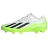 Image de adidas Mixte X Crazyfast.3 Firm Ground Boots, Cloud White/Core Black/Lucid Lemon, 46 EU