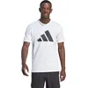 Image de adidas Homme Train Essentials Feelready Logo Training Tee, White/Black, M