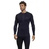 Image de FALKE Warm Round Neck M L/s Sh fil fonctionnel séchage rapide 1 pièce, Couche de base supérieure Homme, Noir Black 3000, L