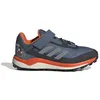 Image de adidas Chaussures de trail Terrex Disney Agravic Flow unisexe pour enfant, Wonder Steel Grey Semi Impact Orange, 38 EU