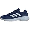 Image de adidas Homme Gamecourt 2.0 Tennis Shoes, Dark Blue/Cloud White/Halo Blue, 36 2/3 EU