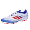 Image de adidas Mixte F50 LEAGUE Football boots Artificial Ground, Cloud white/solar red/lucid blue, 46 EU