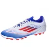 Image de adidas Mixte F50 LEAGUE Football boots Artificial Ground, Cloud white/solar red/lucid blue, 43 1/3 EU