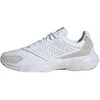 Image de adidas Mixte CourtJam Control 3 Premium Tennis Shoes, Cloud White/Cloud White/Cloud White, 41 1/3 EU