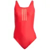 Image de adidas dam 3 STRIPES V-BACK SWIMSUIT, pure ruby/lucid red, 38