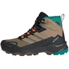 Image de adidas Homme Terrex Skychaser AX5 Mid GORE-TEX CLIMAWARM+ Hiking Shoes, Cardboard/Blanch Cargo/Pure Teal, 43 1/3 EU